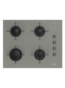 Beko Gri Cam Ankastre Set