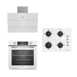 BEKO BUHAR DESTEKLİ BEYAZ SET