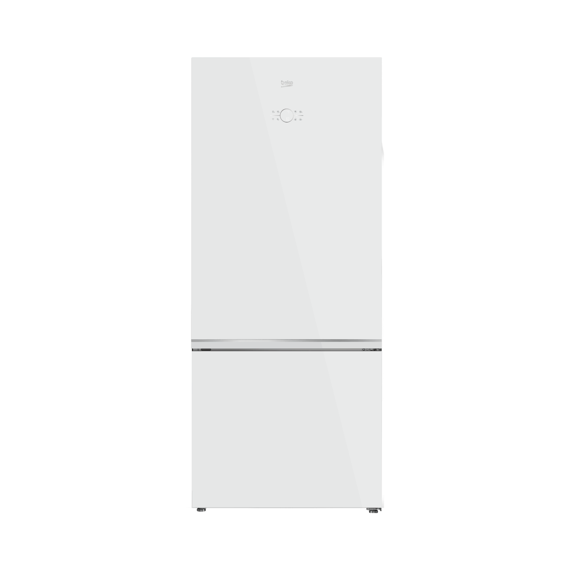 Beko 678551 EBC AI Fit Beyaz Cam Yapay Zeka Teknolojili No Frost Buzdolabı