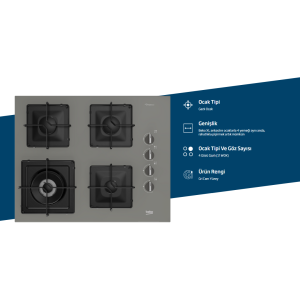 Beko BOCD K 6510 EWG Ankastre Ocak